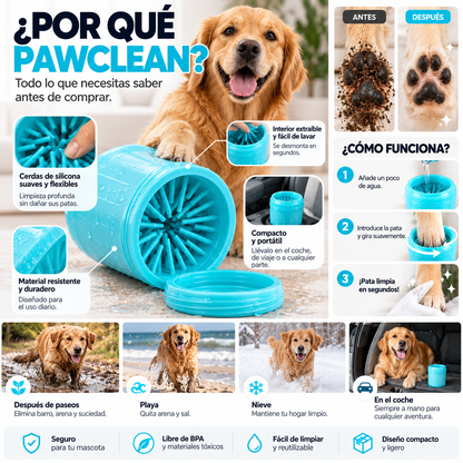 Limpiapatas Portátil para Mascotas